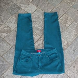 Petrol green designer jeans EUC